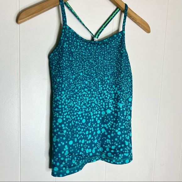 Ivivva Tumbling Tealbuble Tank Top Girl’s Sz 8 - Picture 1 of 7